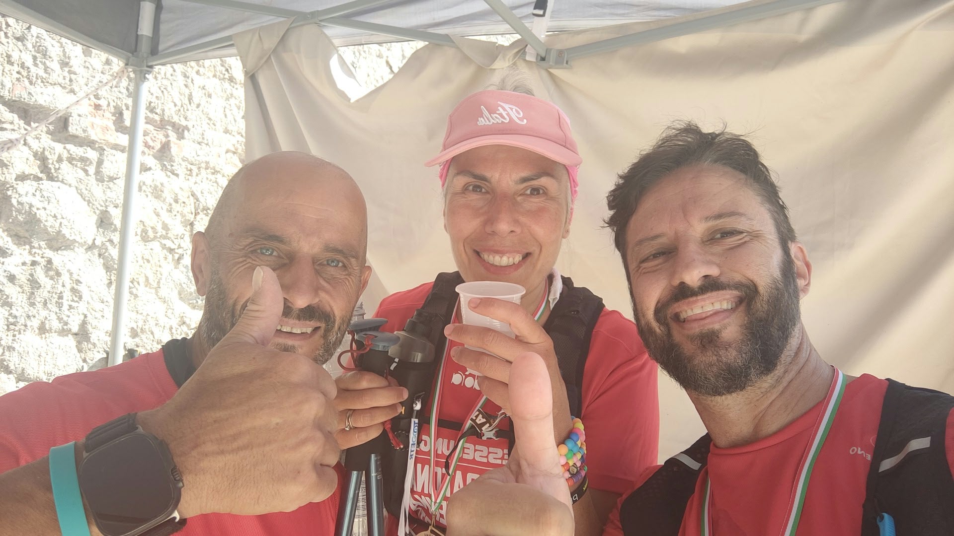 Bistocchi Claudia e Leonardo all'Amiata trail