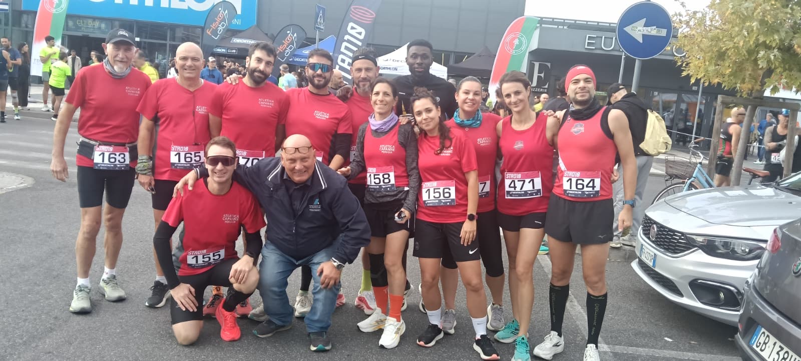 Il gruppo a Terni per la Stad 10 con il Presidente.